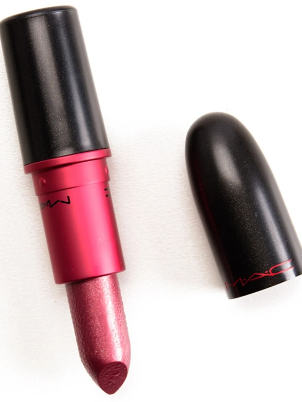 New MAC Cosmetics Viva Glam IV Frost Berry Pink Lipstick